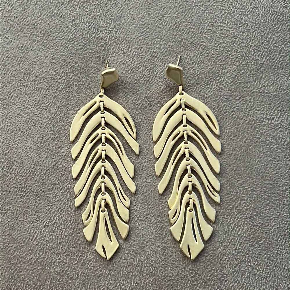 Kendra Scott Lotus Statement Earrings